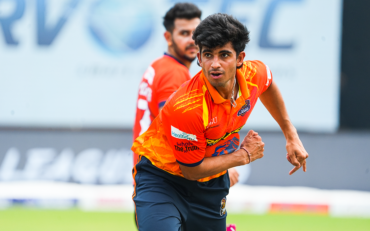 West Delhi Lions Delhi Premier League T20 2025 Match at Arun Jaitley Stadium 2